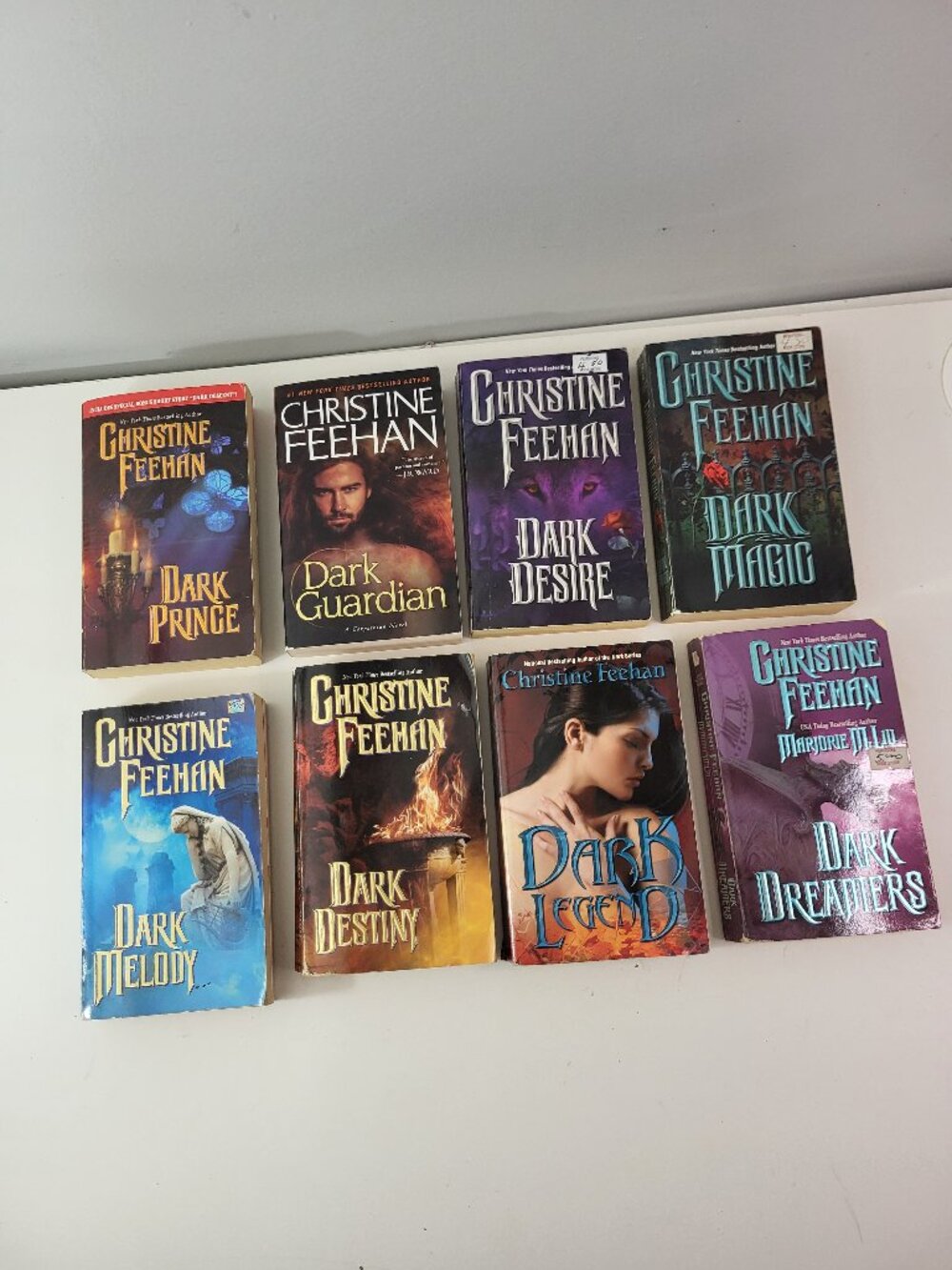 Christine Feehan Dark Series Paperback Book Lot 8 Books Dark Prince Guardian Des